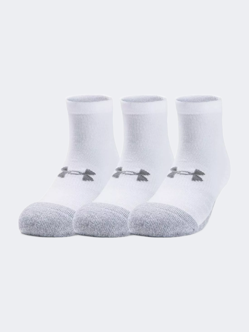 Under Armour Heatgear&#174; Low Cut  Men Training Sock White/Steel