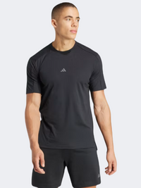 Adidas Yoga تيشيرت تدريب رجالي أسود/متعدد