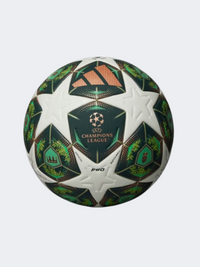 Adidas دوري أبطال أوروبا برو مرحلة خروج المغلوب 24 26 كرة قدم للجنسين أبيض/أخضر/سولار