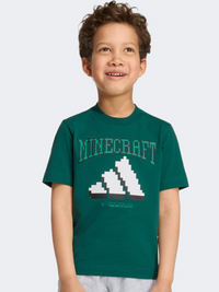 Adidas Minecraft Little-Boys Sportswear Set Green