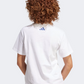 Adidas Tech Illustrate Graphic Women Sportswear T-Shirt White