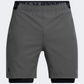 Under Armour Vanish Woven 2 In 1 Men Training Short Castlerock/Black