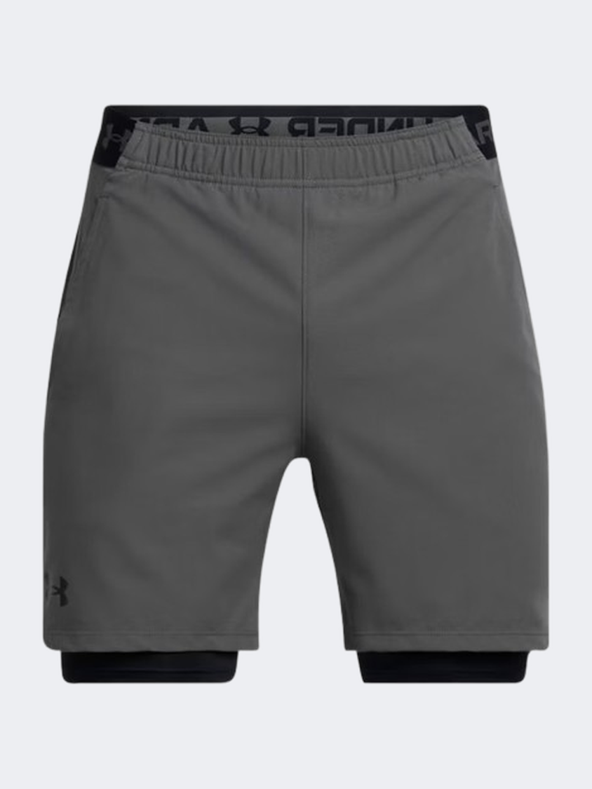 Under Armour Vanish Woven 2 In 1 Men Training Short Castlerock/Black