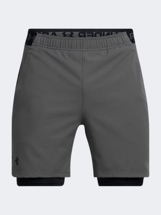 Under Armour Vanish Woven 2 In 1 Men Training Short Castlerock/Black