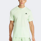 Adidas Essentials Base Logo Men Training T-Shirt Green Spark/Black