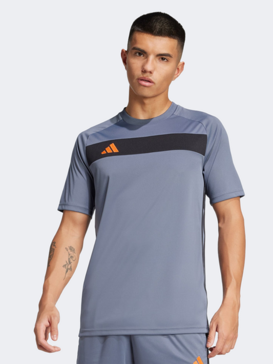 Adidas Tiro Essentials Men Football T-Shirt Team Onix/Orange