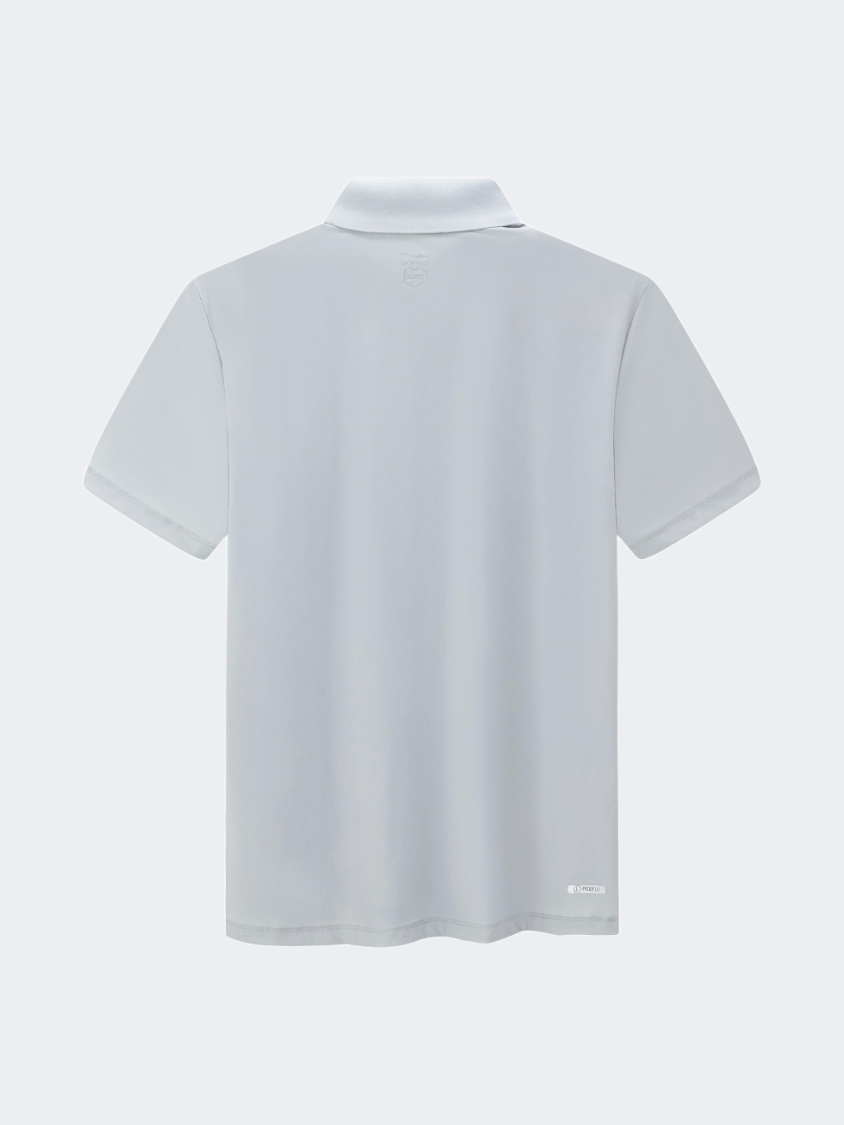 Erke Men Tennis Polo Short Sleeve Grey