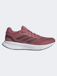 Adidas Runfalcon 5 حذاء جري نسائي قرمزي/ماروني/أسود