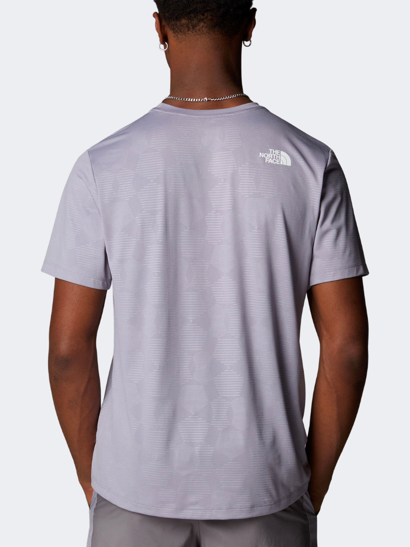 The North Face 24/7 Embossed Men Hiking T-Shirt Pearl Mist