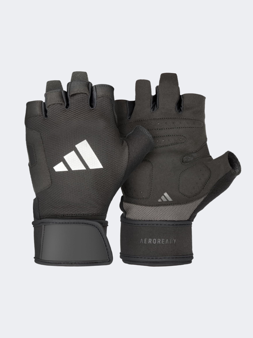 Adidas Accessories Strength Training Unisex Fitness Gloves Black