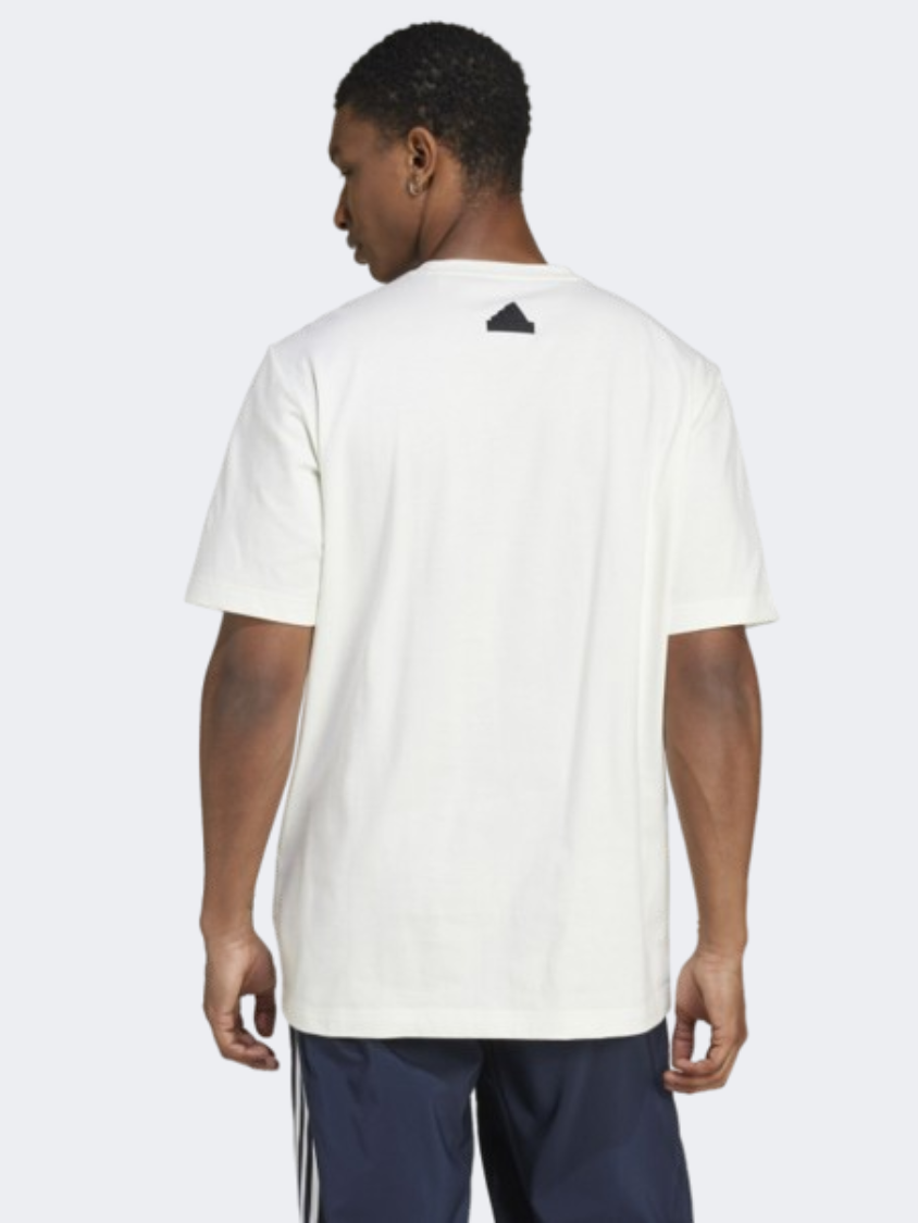 Adidas Future Icons Logo Men Sportswear T-Shirt Off White