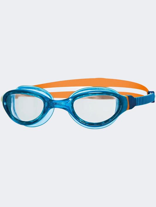 Zoggs Phantom 2.0 Kids Swim Goggles Blue/Orange Clear