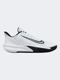 حذاء كرة سلة رجالي Nike Precision 7 أبيض/أسود