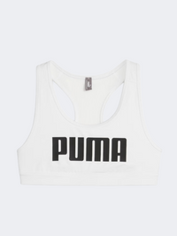 حمالة صدر تدريب نسائية Puma 4 Keeps أبيض/أسود