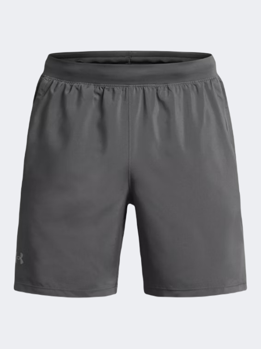 Under Armour Launch Men Running Short Castlerock/White