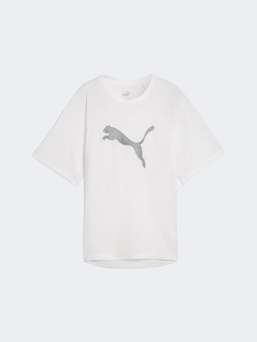 Puma Evostripe Graphic Women Lifestyle T-Shirt White