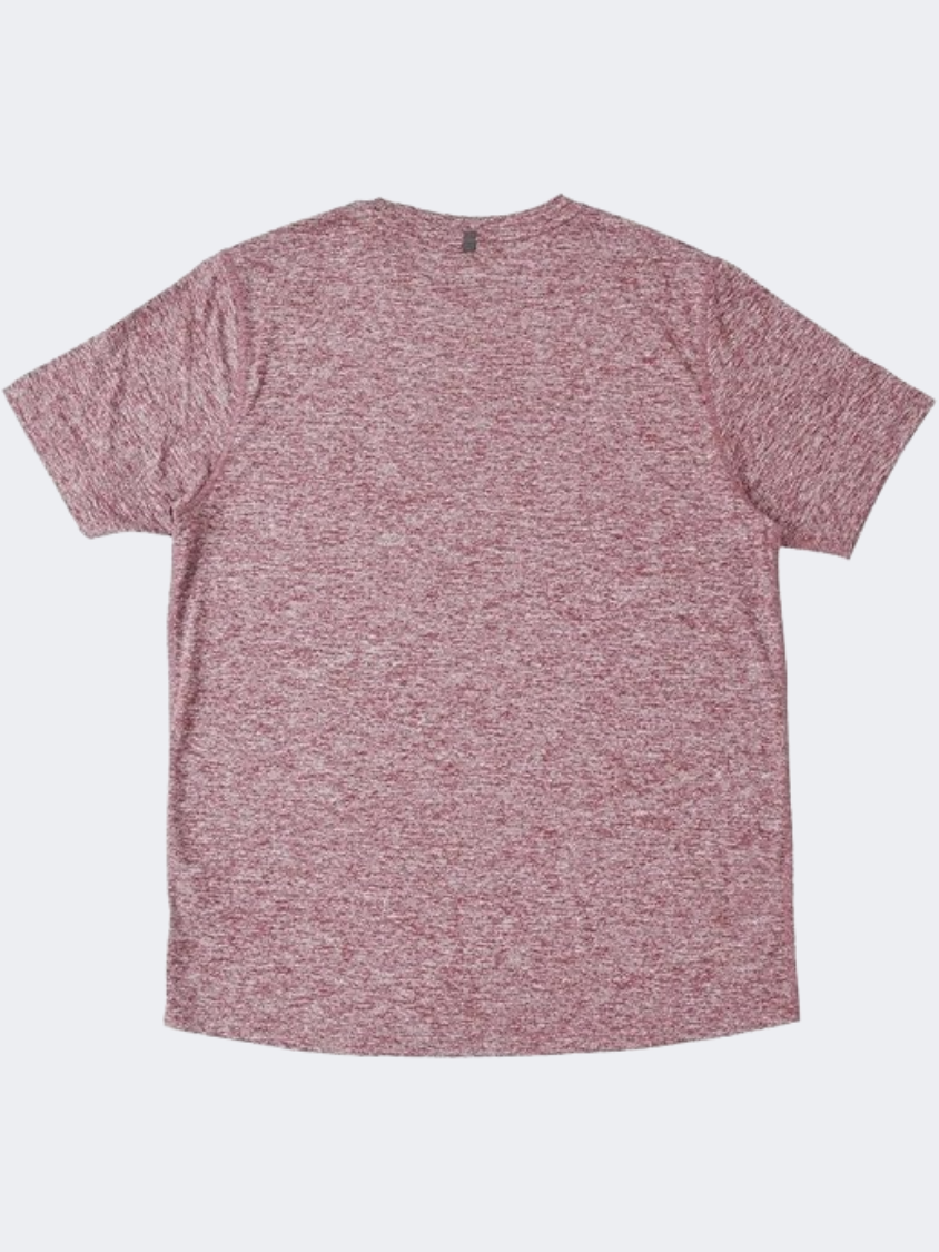 New Balance Core Heathered Men Performance T-Shirt Washed Burgundy