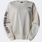 The North Face Crew Varsity Graphic Women Lifestyle Sweatshirt White Dune