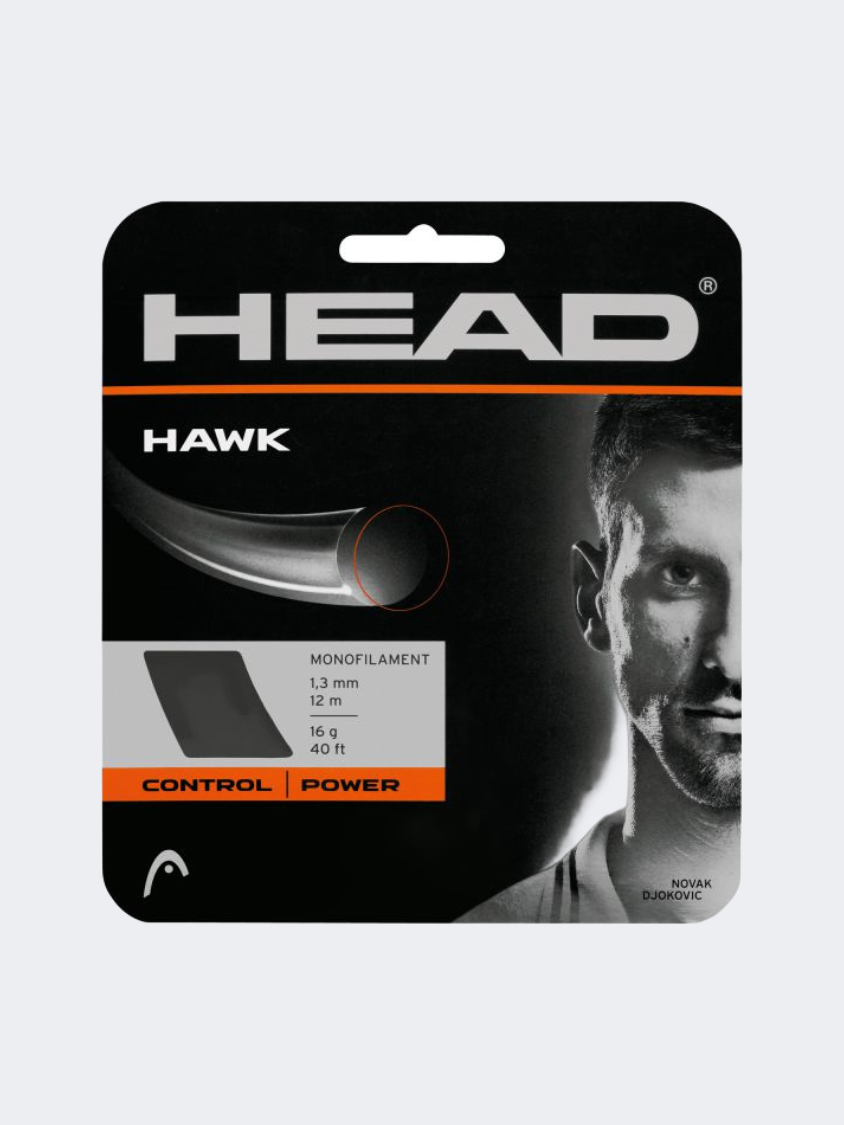 Head Hawk 16 Tennis Strings Grey