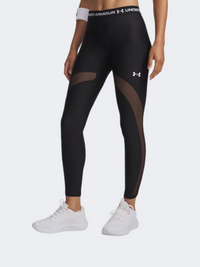 Under Armour هييتغير مش نسائي ضيق للتدريب ألتيميت أسود/أبيض