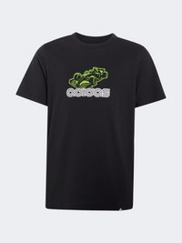 Adidas Adrenaline Aesthetic Graphic Kids-Boys Sportswear T-Shirt Black