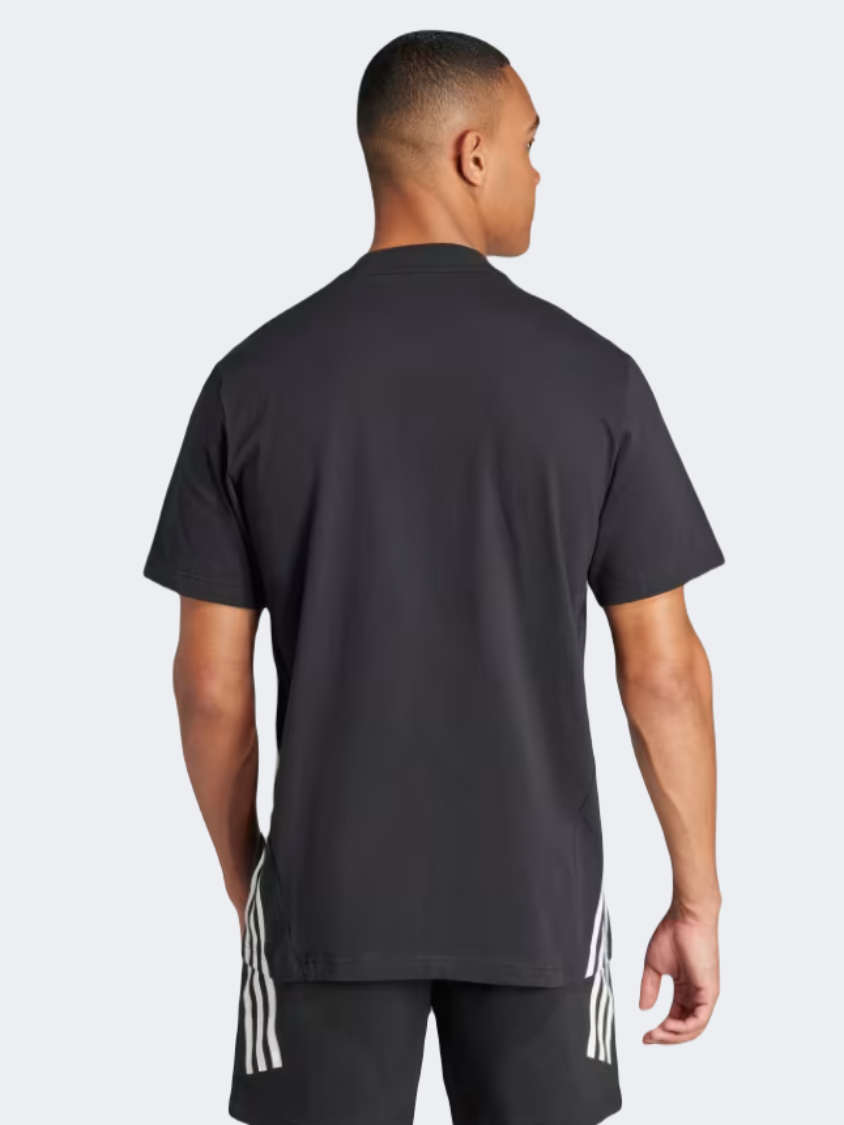 Adidas Future Icons 3 Stripes Men Sportswear T-Shirt Black/White