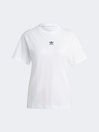 أديداس أديكولور أساسيات قميص نسائي عادي أصلي أبيض