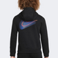 Nike Sportswear Standard Issue Fleece Boys Lifestyle Hoody Black