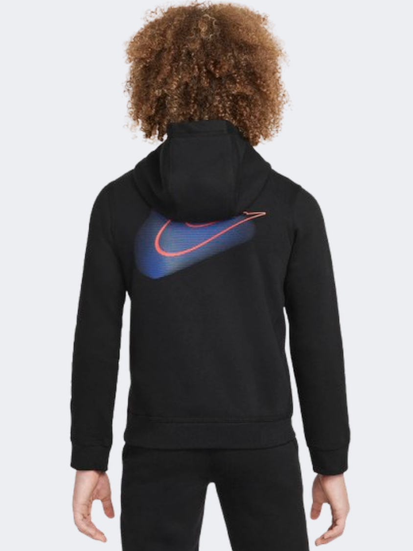 Nike Sportswear Standard Issue Fleece Boys Lifestyle Hoody Black