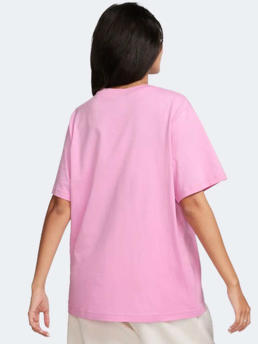 Nike Sportswear Essential Women Lifestyle T-Shirt Pink Rise