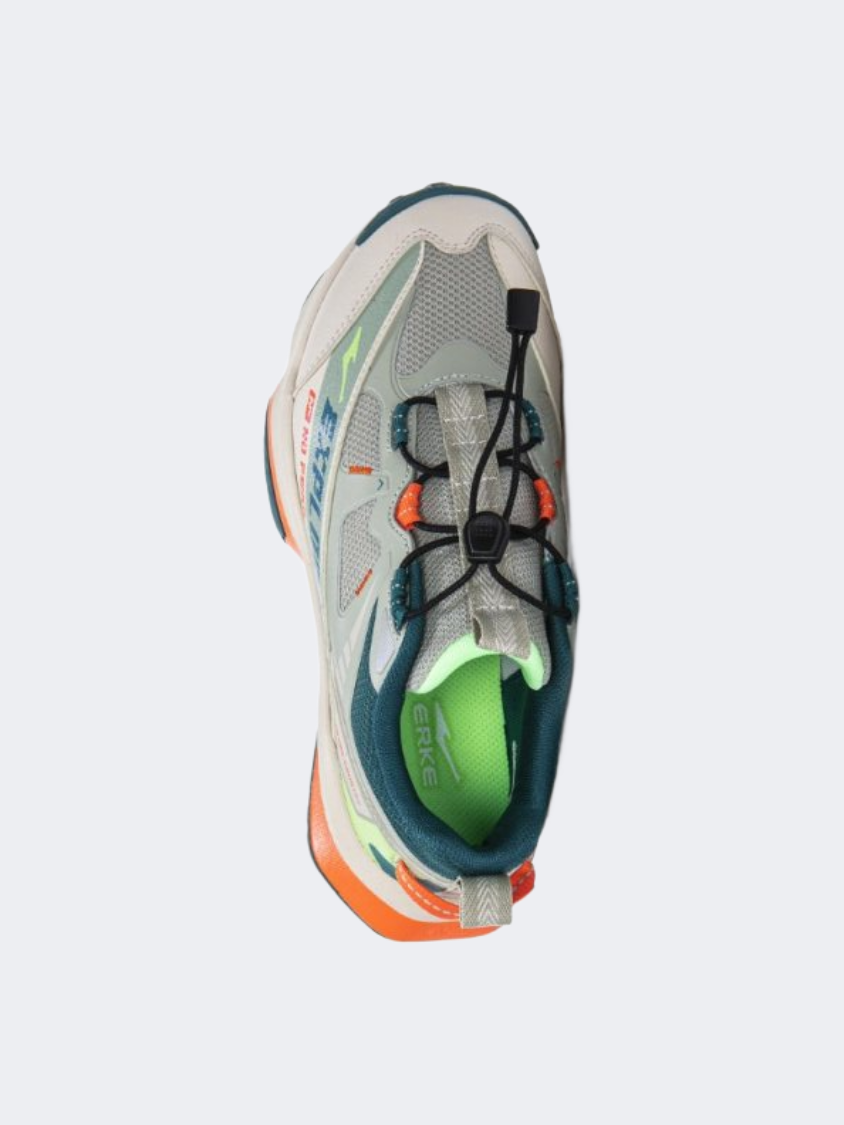 أحذية الجري للأطفال من إركي - للأولاد باللون الأخضر/الكتاني/السيان