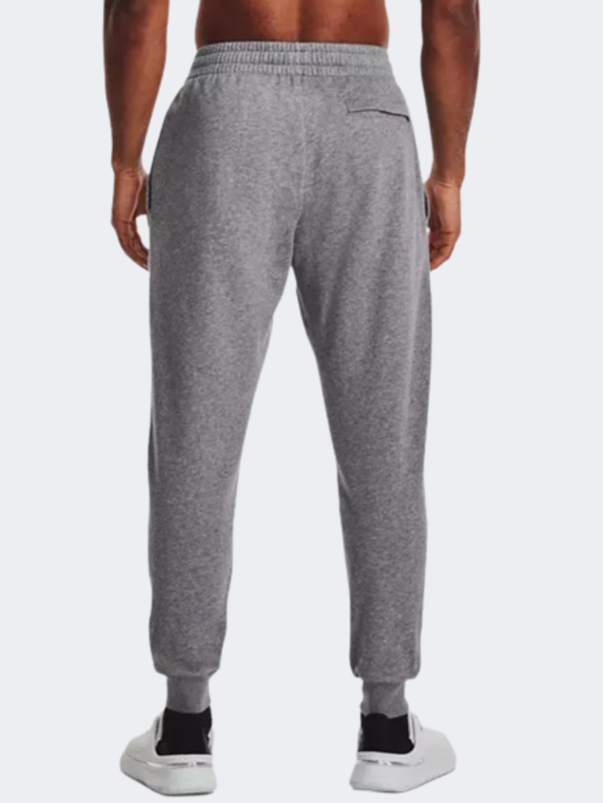 Under Armour Rival Fleece Men Lifestyle Pant Castlerock/White