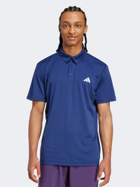 Adidas Tennis Fab Men Tennis Polo Short Sleeve Dark Blue
