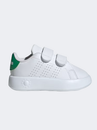 حذاء رياضي أطفال-يونيكس Adidas Advantage أبيض/أخضر