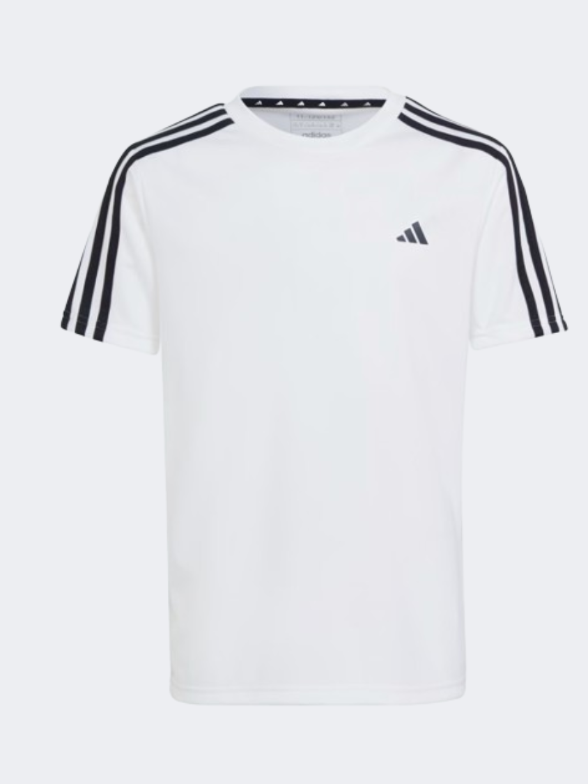 Adidas Essentials 3S Kids Boys Sportswear Set White/Black
