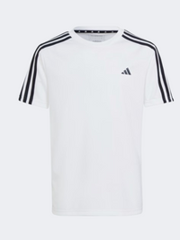 طقم رياضي أولاد أطفال Adidas Essentials 3S أبيض/أسود