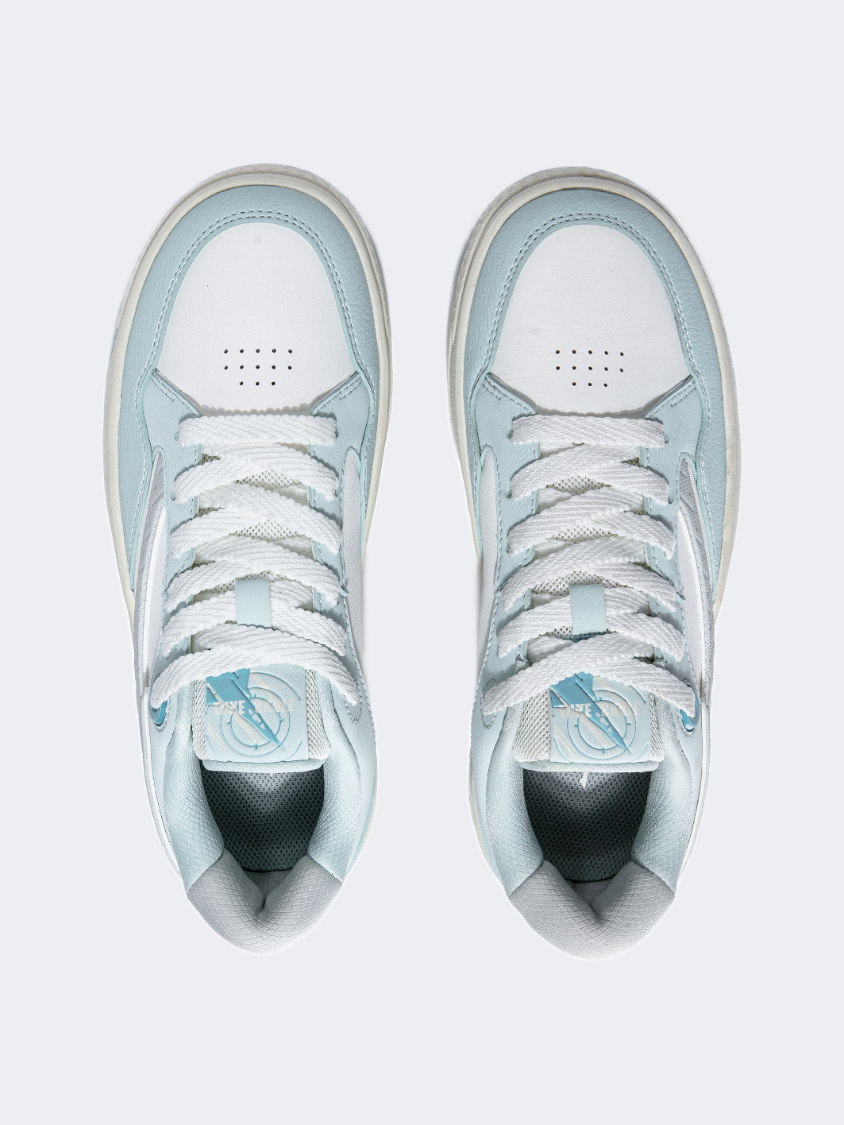 Erke Skateboard Women Lifestyle Shoes White/Blue