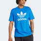 Adidas Trefoil Men Original T-Shirt Blue Bird