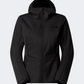The North Face Quest Highloft Soft Shell Women Hiking Jacket Tnf Black Heather