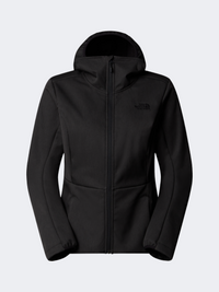 The North Face Quest Highloft Soft Shell Women Hiking Jacket Tnf Black Heather