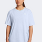 1386844-464 Ua W Bfos Logo Tee Ss Nimbus Blue Wht