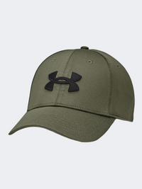 قبعة تدريب رجالي Under Armour Blitzing أخضر بحري/أسود