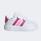 Adidas Breaknet 2 Infant-Girls Sportswear Shoes White/Fuchsia/Pink