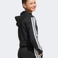 Adidas Essentials Full-Zip Kids-Girls Sportswear Hoody Black/White