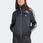 Adidas Floral Firebird Printed Women Original Jacket Black