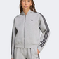 Adidas Adicolor 3-Stripes Spacer Full-Zip Women Originals Hoody Medium Grey Heather