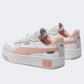 حذاء حياة الشارع للأطفال من Puma Carina Street Jr Gs للبنات أبيض/وردي/رمادي