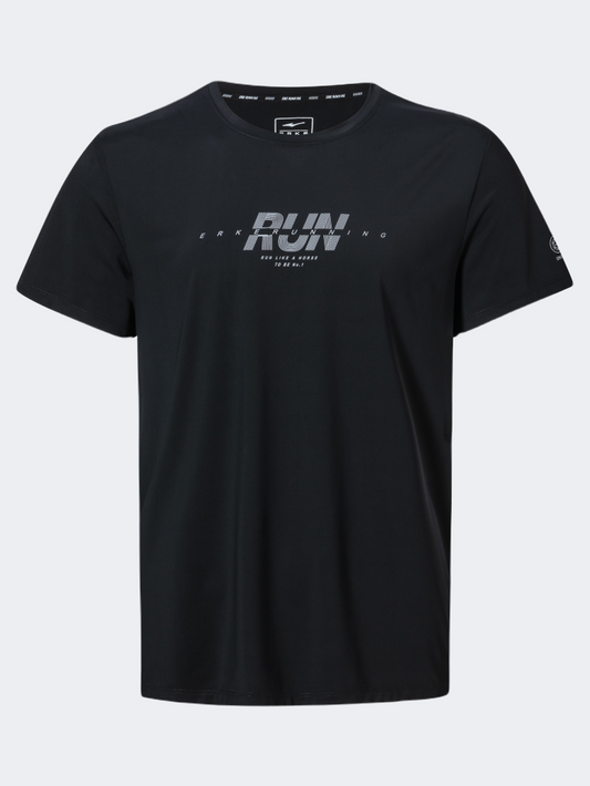 Erke Men Running T-Shirt Black/Grey