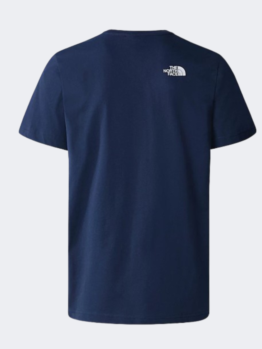 The North Face Woodcut Dome Men Lifestyle T-Shirt Summit Navy