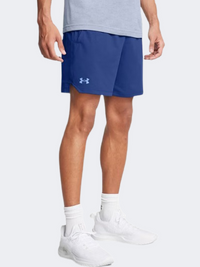Under Armour Vanish Woven 6 Inch شورت تدريب رجالي أزرق تقني/هورايزن